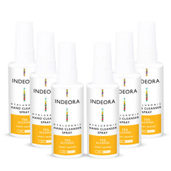 Indeora Hydrating Hyaluronic Hand Cleanser. Seasonal 6  Pack. FREE SHIPPING