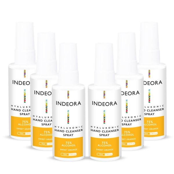 Cleanse Hands and Moisturise in One!! Indeora Hydrating Hyaluronic Hand Cleanser: 6  Pack. FREE SHIPPING